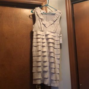 NWT Women’s Dress - shimmery silver color!